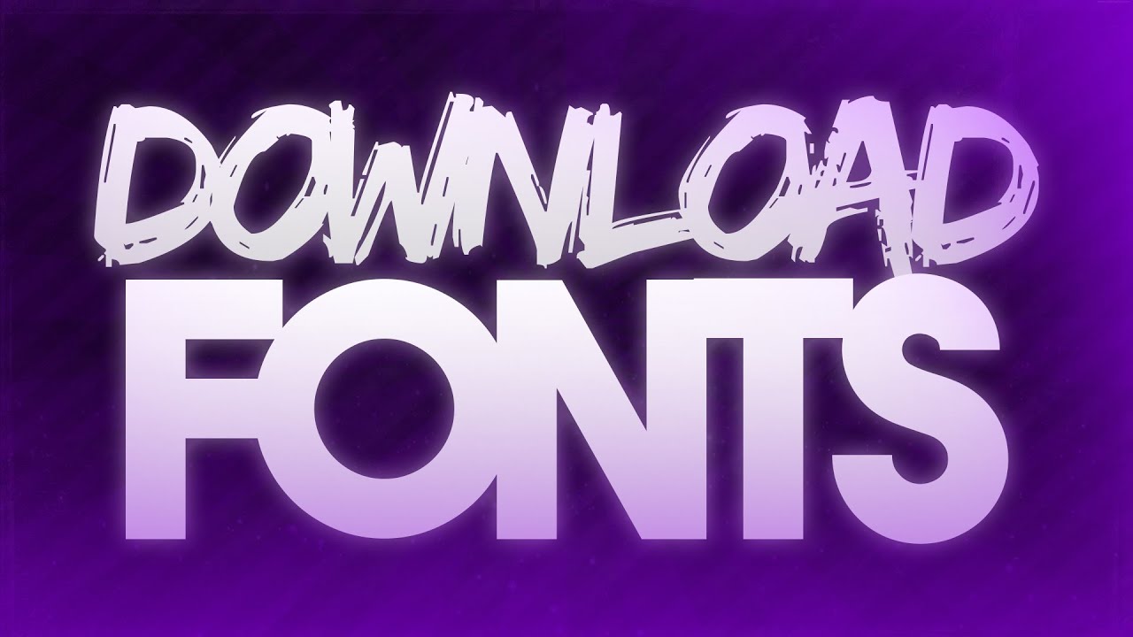 Free fonts download mac